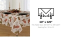 Elrene Swaying Leaves 60" X 120" Tablecloth